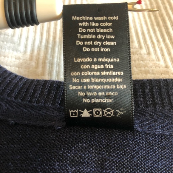 Active Life Navy Blue Sweater with Zipper Detail - Picture 3 of 8